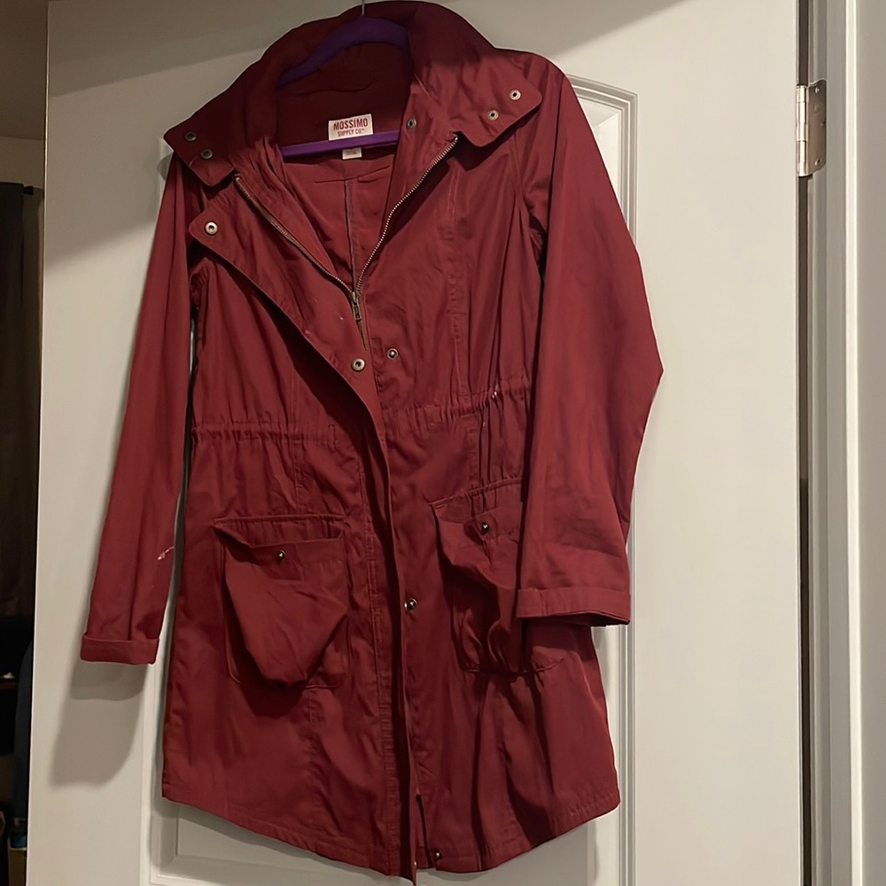 Maroon coat